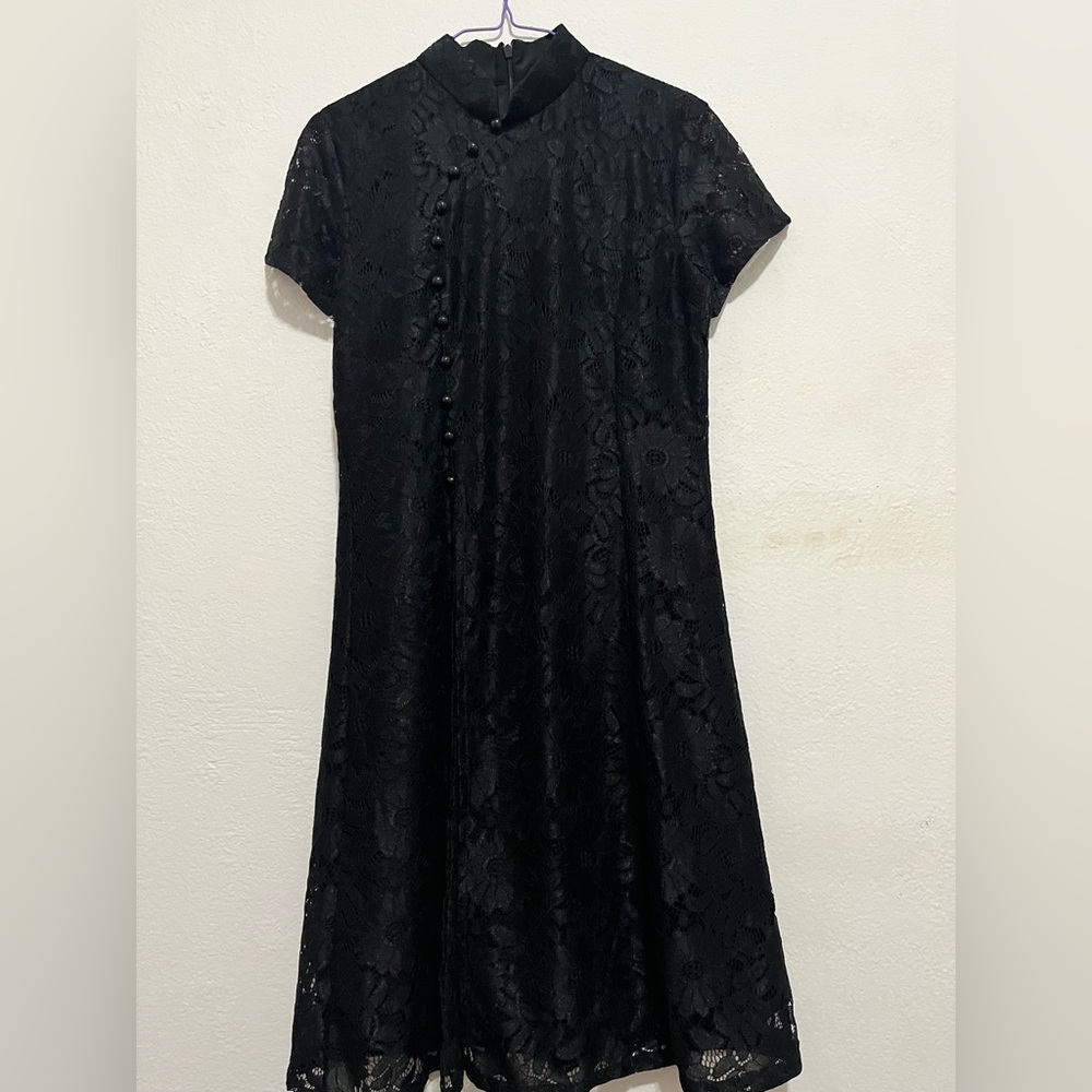 Black Lace Dress size:M